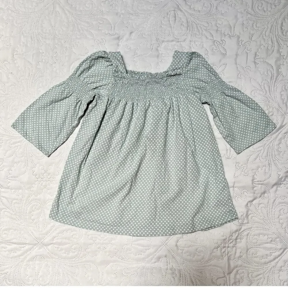 Gap Smocked Full Sleeve Dress 18m